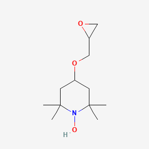 molecular formula C12H23NO3 B8723986 1-Oxyl-2,2,6,6-tetramethyl-4-glycidyloxypiperidine 