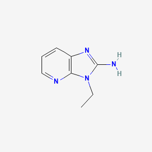 molecular formula C8H10N4 B8724016 3-ethyl-3H-imidazo[4,5-b]pyridin-2-amine 