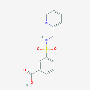 3-[(Pyridin-2-ylmethyl)-sulfamoyl]-benzoic acid