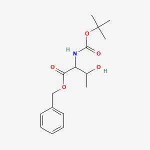 molecular formula C16H23NO5 B8724073 Benzyl-2-(tert-butoxycarbonylamino)-3-hydroxybutanoate 