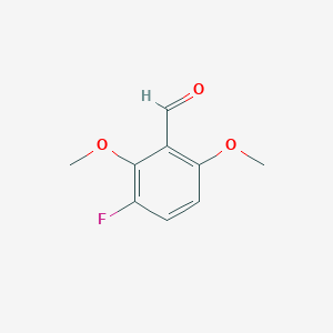 molecular formula C9H9FO3 B8724090 3-Fluoro-2,6-dimethoxybenzaldehyde 