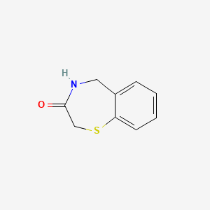 molecular formula C9H9NOS B8724130 1,4-Benzothiazepin-3(2H)-one, 4,5-dihydro- CAS No. 103693-32-9