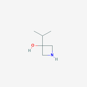 molecular formula C6H13NO B8724166 3-Isopropylazetidin-3-ol CAS No. 848392-22-3
