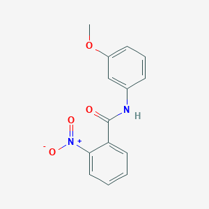 molecular formula C14H12N2O4 B8724260 N-(3-methoxyphenyl)-2-nitrobenzamide 