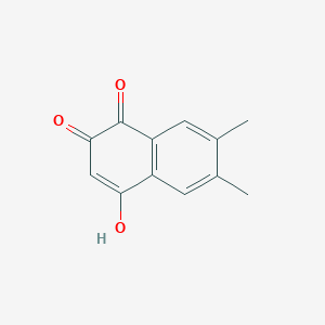 1,4-Naphthalenedione, 2-hydroxy-6,7-dimethyl-