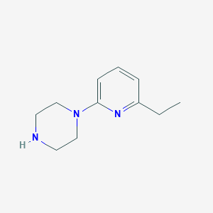 molecular formula C11H17N3 B8724366 1-(6-Ethylpyridin-2-YL)piperazine CAS No. 846031-97-8