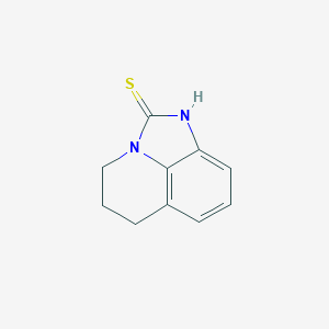 molecular formula C10H10N2S B8724371 5,6-dihydro-2-mercapto-4H-imidazo [4,5,1-ij]quinoline 