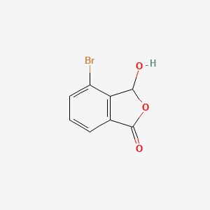 molecular formula C8H5BrO3 B8724405 4-Bromo-3-hydroxyisobenzofuran-1(3H)-one 