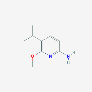molecular formula C9H14N2O B8724440 5-Isopropyl-6-methoxypyridin-2-amine 