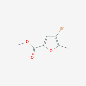 molecular formula C7H7BrO3 B8724512 Methyl 4-bromo-5-methylfuran-2-carboxylate CAS No. 2528-02-1