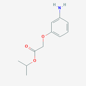 molecular formula C11H15NO3 B8724605 Isopropyl 2-(3-aminophenoxy)acetate 