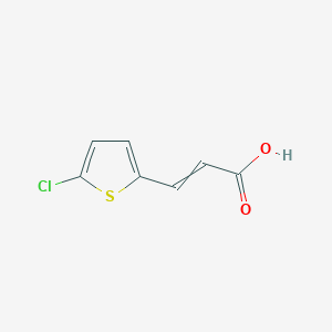 molecular formula C7H5ClO2S B8724615 3-(5-Chloro-thiophen-2-yl)-acrylic acid 