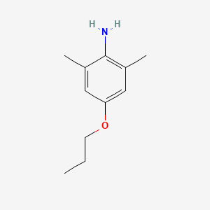 molecular formula C11H17NO B8724659 2,6-Dimethyl-4-propoxyaniline 