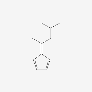 molecular formula C11H16 B8724682 5-(1,3-Dimethylbutylidene)-1,3-cyclopentadiene CAS No. 7338-49-0