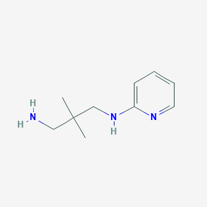 molecular formula C10H17N3 B8724703 2,2-dimethyl-N'-pyridin-2-ylpropane-1,3-diamine 