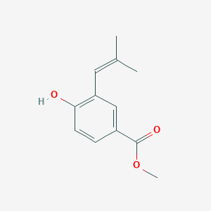 B8724738 Methyl 4-hydroxy-3-(2-methylprop-1-en-1-yl)benzoate CAS No. 565450-40-0