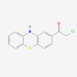 molecular formula C14H10ClNOS B8724782 2-Chloroacetylphenothiazine CAS No. 5325-15-5