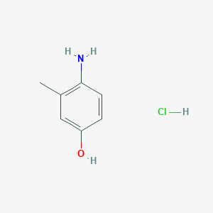 molecular formula C7H10ClNO B8724899 4-Hydroxy-2-methylaniline hydrochloride CAS No. 42961-88-6
