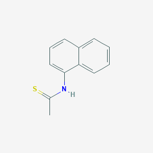 molecular formula C12H11NS B087249 乙硫酰胺, N-1-萘基- CAS No. 10319-80-9