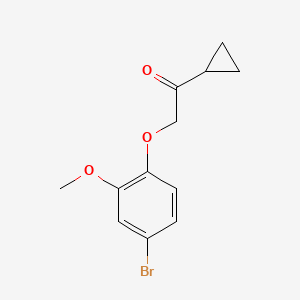 2-(4-Bromo-2-methoxyphenoxy)-1-cyclopropylethanone