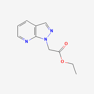Ethyl (1H-pyrazolo[3,4-b]pyridin-1-yl)acetate