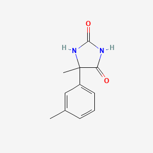 5-Methyl-5-(3-methylphenyl)imidazolidine-2,4-dione