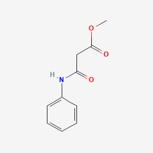 molecular formula C10H11NO3 B8725005 Methyl 3-anilino-3-oxopropanoate 