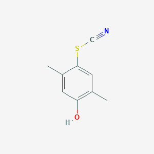 molecular formula C9H9NOS B8725015 2,5-Dimethyl-4-thiocyanato-phenol 