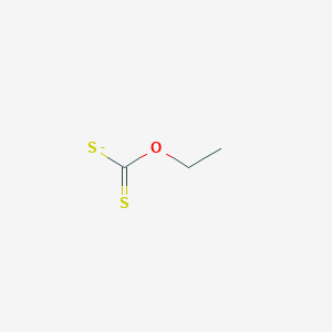 molecular formula C3H5OS2- B8725089 O-ethyl carbonodithioate 