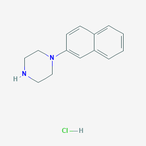 molecular formula C14H17ClN2 B8725091 1-(Naphthalen-2-yl)piperazine hydrochloride 