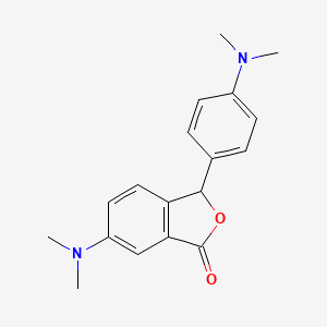 1(3H)-Isobenzofuranone, 6-(dimethylamino)-3-[4-(dimethylamino)phenyl]-