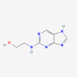 molecular formula C7H9N5O B8725118 2-((3H-Purin-2-yl)amino)ethanol 