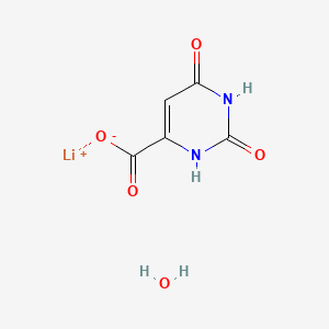 molecular formula C5H5LiN2O5 B8725128 Lithium orotate monohydrate 