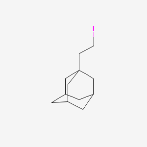 molecular formula C12H19I B8725135 (3r,5r,7r)-1-(2-Iodoethyl)adamantane 