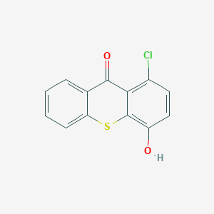 molecular formula C13H7ClO2S B8725199 1-Chloro-4-hydroxythioxanthone CAS No. 59803-22-4