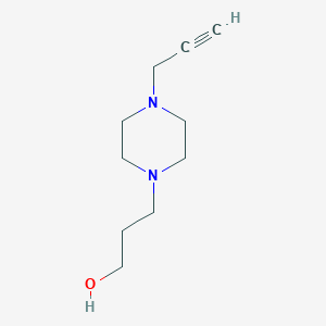 3-(4-Prop-2-YN-1-ylpiperazin-1-YL)propan-1-OL