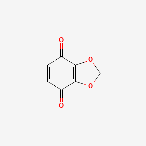 molecular formula C7H4O4 B8725224 1,3-Benzodioxole-4,7-dione CAS No. 86319-72-4
