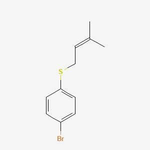 1-Bromo-4-(3-methylbut-2-enylsulphanyl)benzene