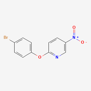 molecular formula C11H7BrN2O3 B8725238 2-(4-Bromo-phenoxy)-5-nitro-pyridine 