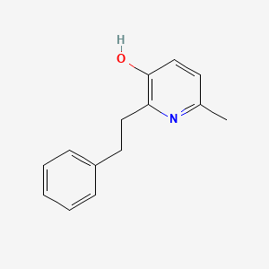 3-Hydroxy-6-methyl-2-(2-phenylethyl)pyridine