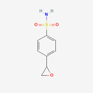 molecular formula C8H9NO3S B8725273 4-(Oxiran-2-yl)benzene-1-sulfonamide CAS No. 566949-16-4