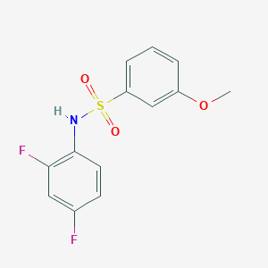 N-(2,4-difluorophenyl)-3-methoxybenzenesulfonamide