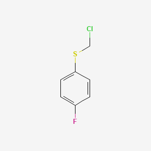 1-[(Chloromethyl)sulfanyl]-4-fluorobenzene