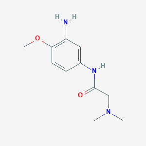 N1-[3-amino-4-(methyloxy)phenyl]-N2,N2-dimethylglycinamide