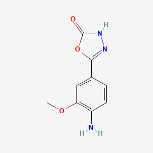 5-(4-Amino-3-methoxyphenyl)-1,3,4-oxadiazol-2(3H)-one