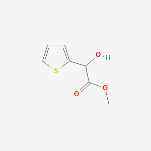 molecular formula C7H8O3S B8725697 Methyl thien-2-yl-hydroxyacetate 