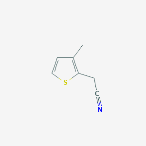 molecular formula C7H7NS B8725715 2-(3-Methylthiophen-2-yl)acetonitrile 