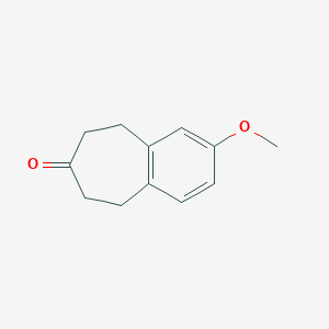 molecular formula C12H14O2 B8725747 2-methoxy-8,9-dihydro-5H-benzo[7]annulen-7(6H)-one 