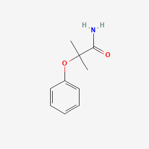molecular formula C10H13NO2 B8725759 2-Methyl-2-phenoxypropanamide CAS No. 35368-78-6