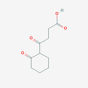 molecular formula C10H14O4 B8725791 4-Oxo-4-(2-oxocyclohexyl)butyric acid CAS No. 711-91-1